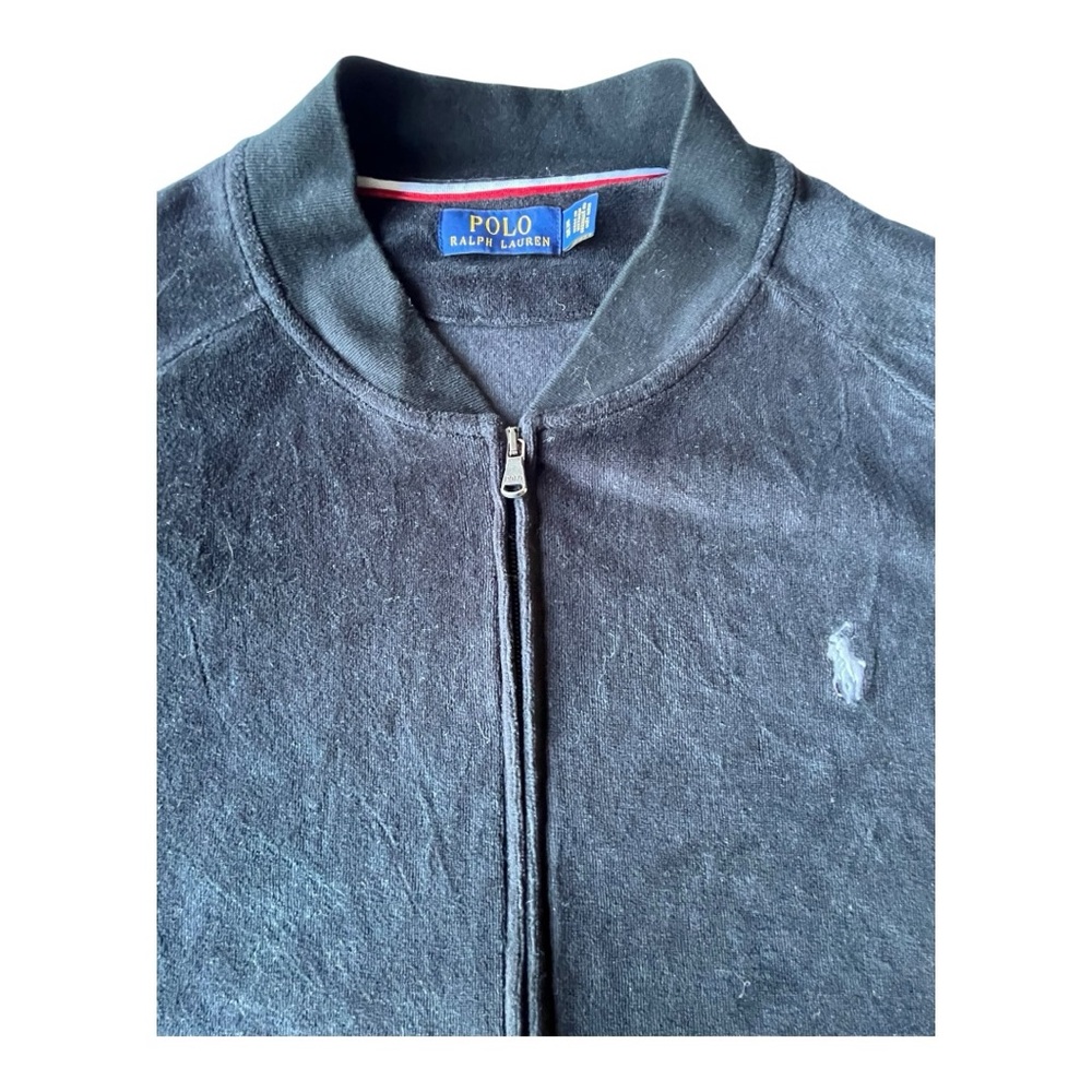 Polo Ralph Lauren Velour Baseball Jacket, Men’s XL - Picture 3 of 7